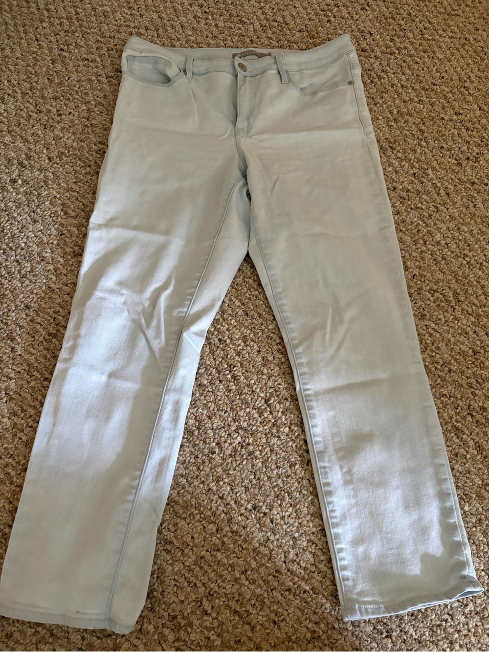 Athleta Women's Pale Blue Straight-Leg Jeans